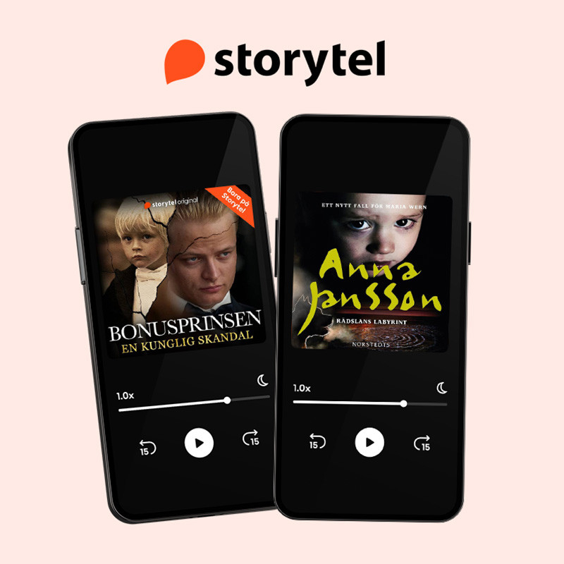 Prova Storytel gratis i 45 dagar + halva priset första månaden