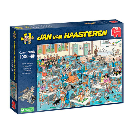 Puzzle Jan van Haasteren - Cat Show (1000 pieces)
