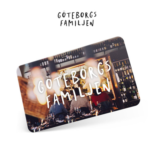 Presentkort Göteborgsfamiljen 1500 kr